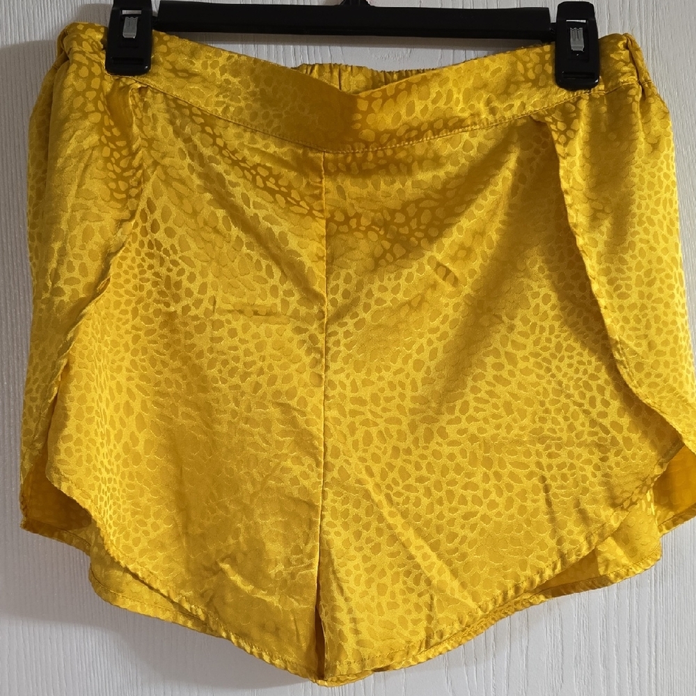 JLUXLABEL Vibrant Yellow Athletic Shorts